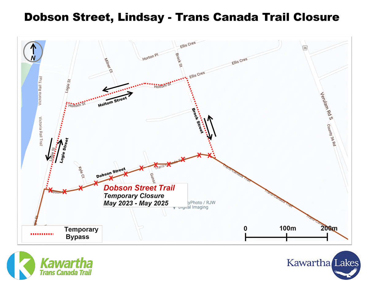 dobson street trail closure map